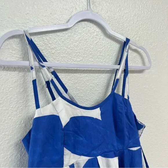 Anthropologie Printed Babydoll Smock Maxi Dress Size XS *Flawed* Spring Summer - Picture 5 of 11